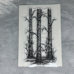 Plant Tree Rubber Stamp for Cards Making DIY Scrapbooking