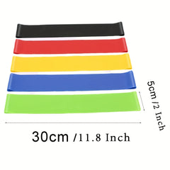 5pcs Yoga Resistance Bands Set for Booty Legs Pilates
