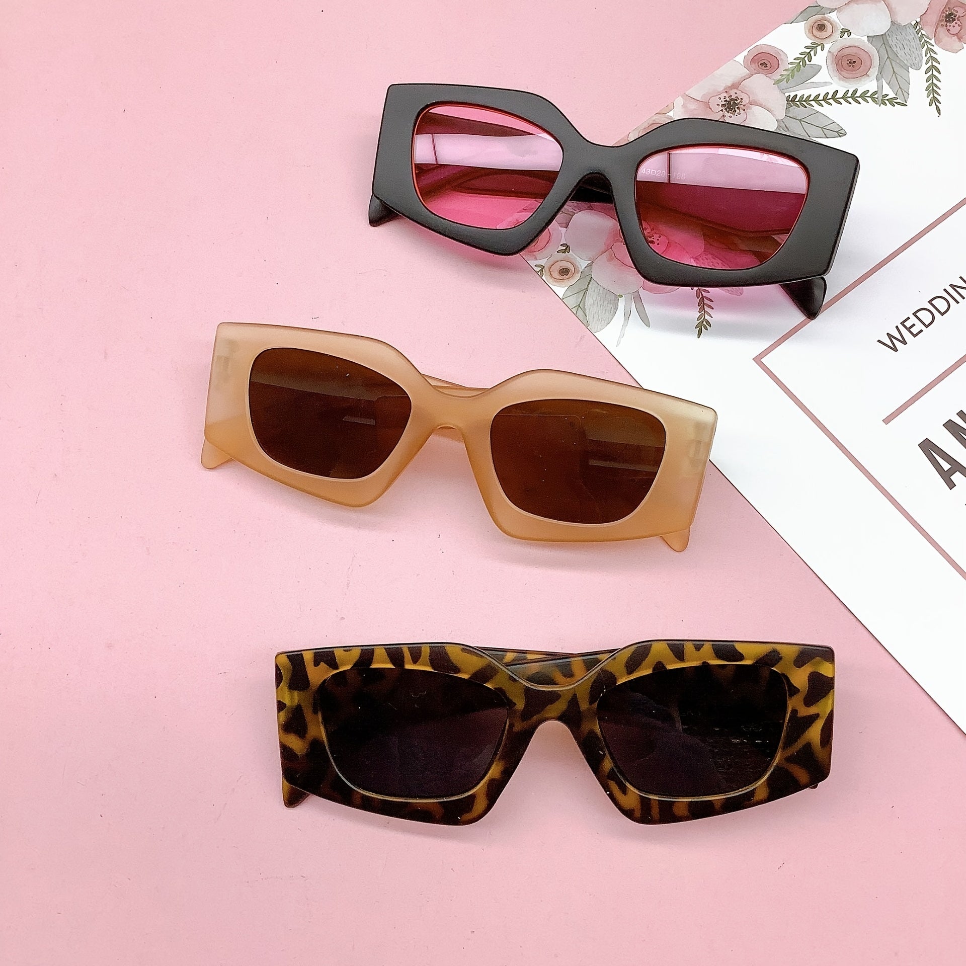 Girl's Retro Thick Frame Circular Sunglasses UV Resistant