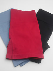 3pcs High Waist Ribbed Yoga Sports Shorts for Women