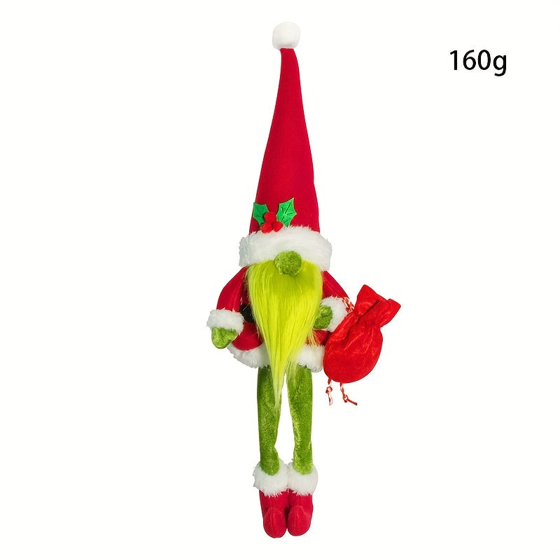 Green Haired Monster Old Man Doll Christmas Decoration