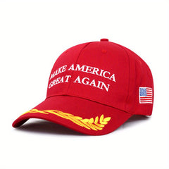 American Flag Embroidery Baseball Cap Adjustable Sunscreen Dad Hat
