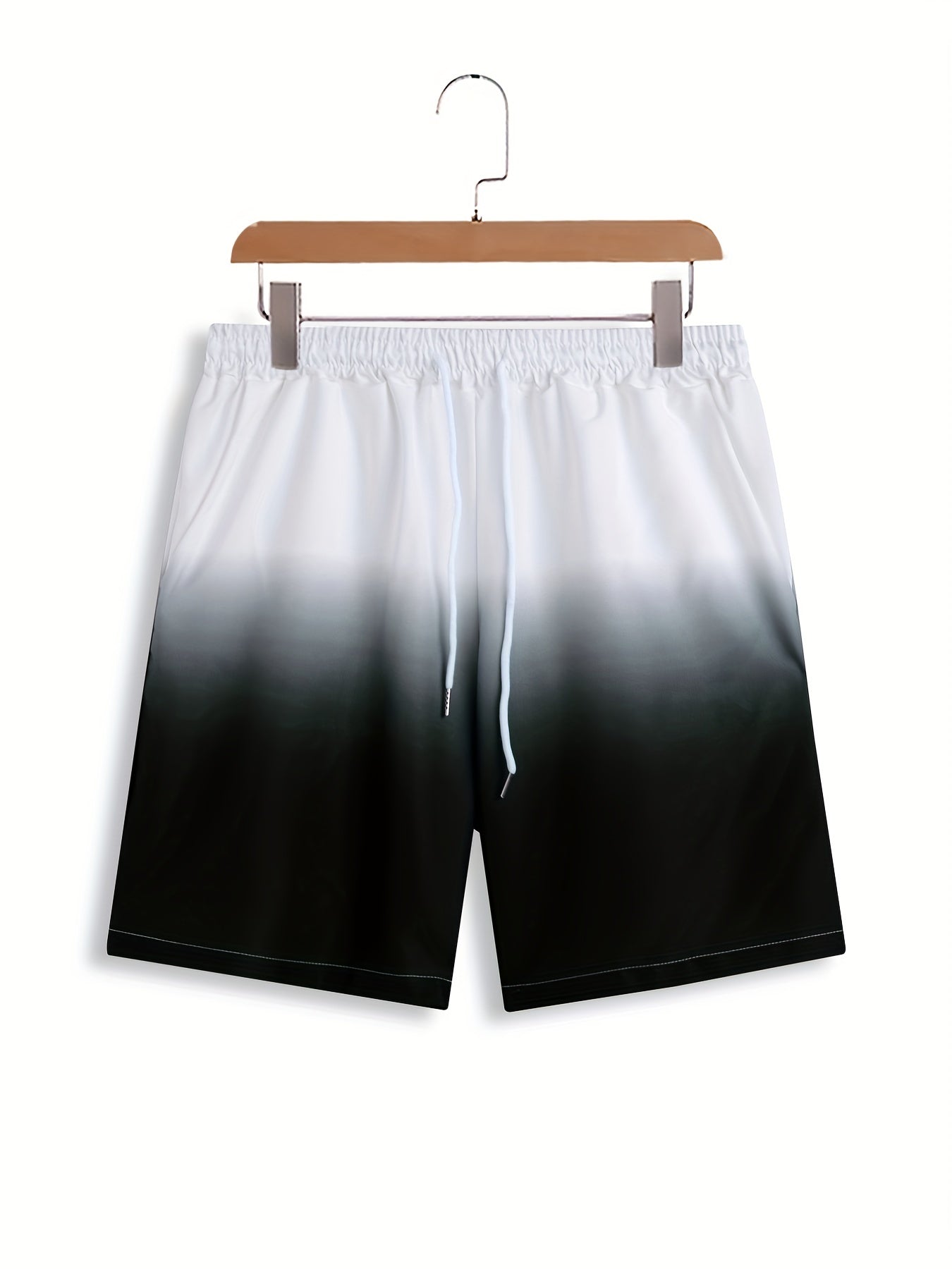 Men's Ombre Drawstring Shorts - Summer Style