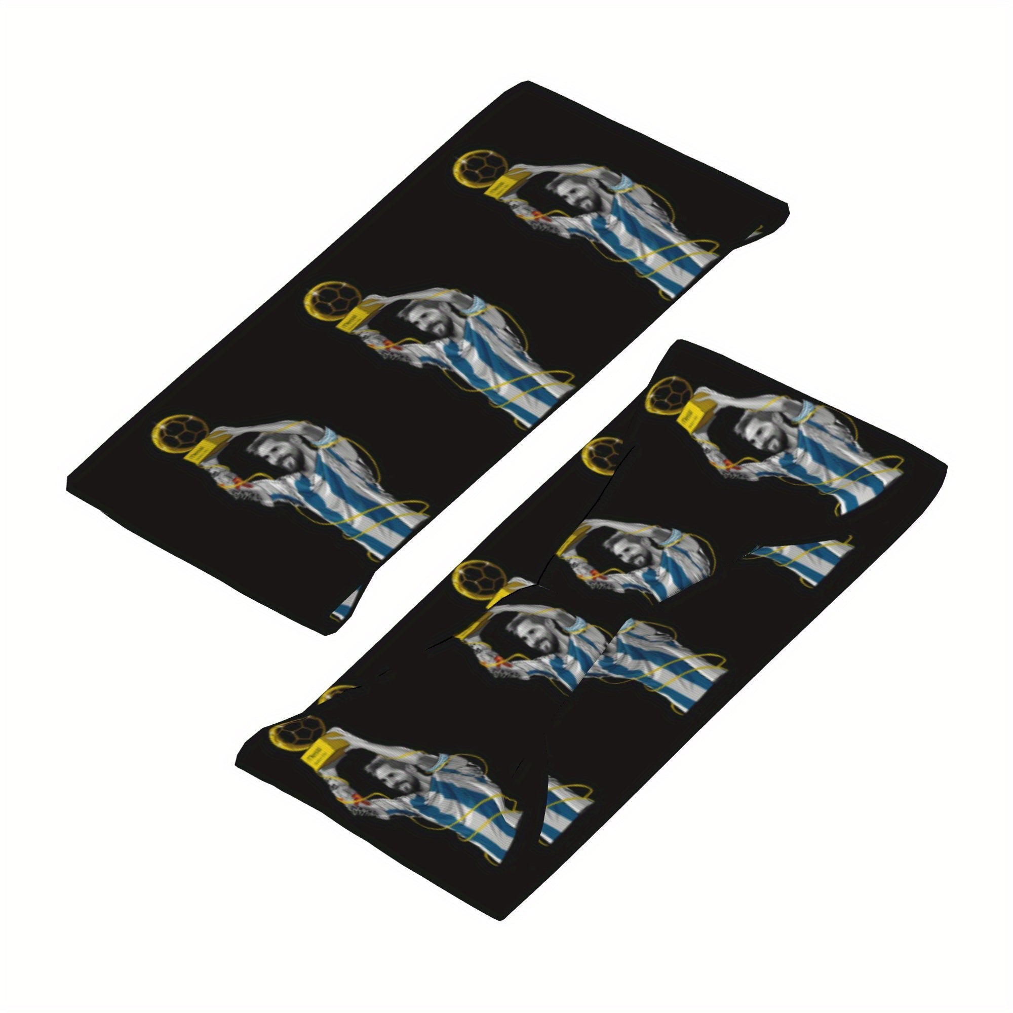 One Piece Messi Sports Uniform with Headband for Yoga Fitness Running
