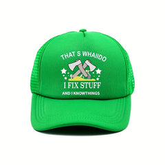 Fix Stuff Trucker Hat Unisex Baseball Cap Sunscreen Dad Hats