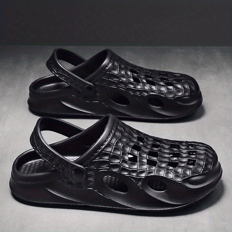 Men's Closed Toe Clogs Slip-On Sandals Soft Sole Outdoor Garden Shoes