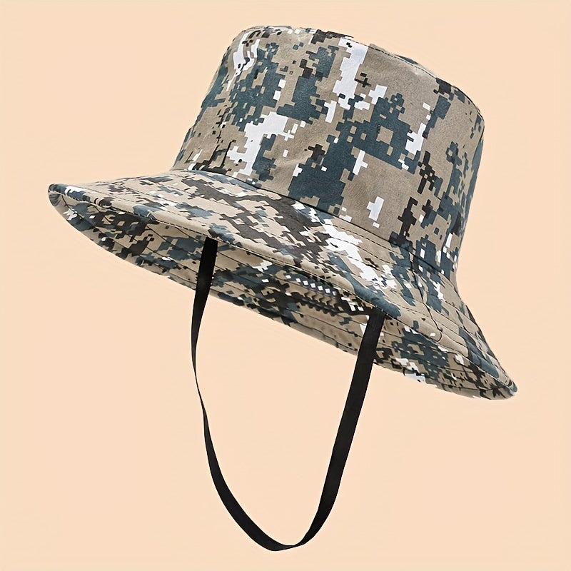 Men's Outdoor Fishing Sunshade Camo Fisherman Hat