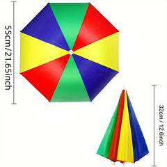 Portable Umbrella Hat Sunshade UV Protection Hat Camping Fishing Beach