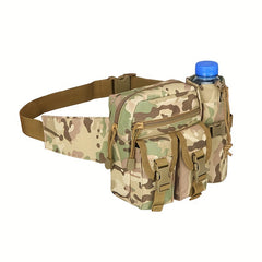 Outdoor Waist Bag with Water Bottle Holder