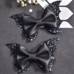 Girls Cartoon Sequin Bow Hair Clips for Party