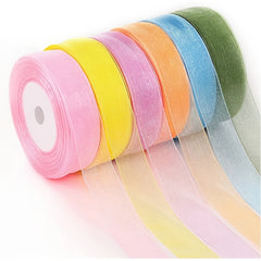 Transparent Snow Yarn Ribbon 50 Yards Long for Gift Packaging