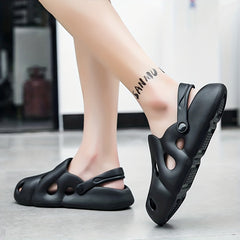 Men's Lightweight Comfy Clogs Hollow Out Non Slip Garden Shoes