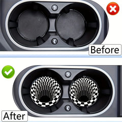 Waterproof Car Interior Coaster Anti-slip Decorative Set