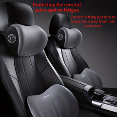 Car Headrest Neck Pillow with Lumbar Support