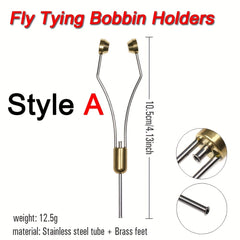 1pc Stainless Steel Fly Tying Tool Bobbin Holder Fishing Tackle