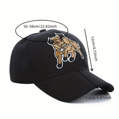 Unisex Sunshade Breathable Adjustable Baseball Cap With Embroidery