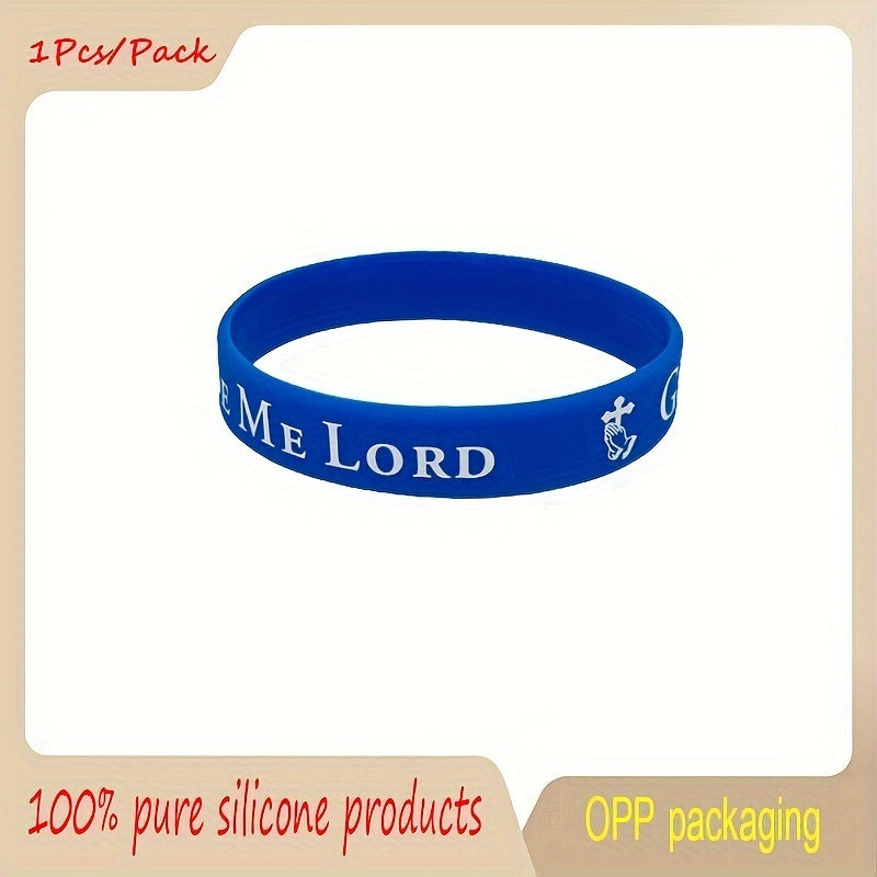 Colorful Slogan Silicone Bracelet Wristband