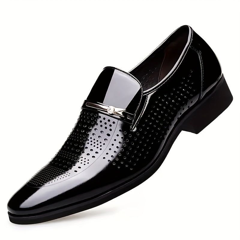 Boys Classic Oxford Shoes Lightweight Soft Bottom Slip On Shoes