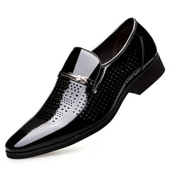 Boys Classic Oxford Shoes Lightweight Soft Bottom Slip On Shoes