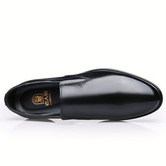 Men's Leather Loafer Shoes Comfy Slip On Dress Shoes