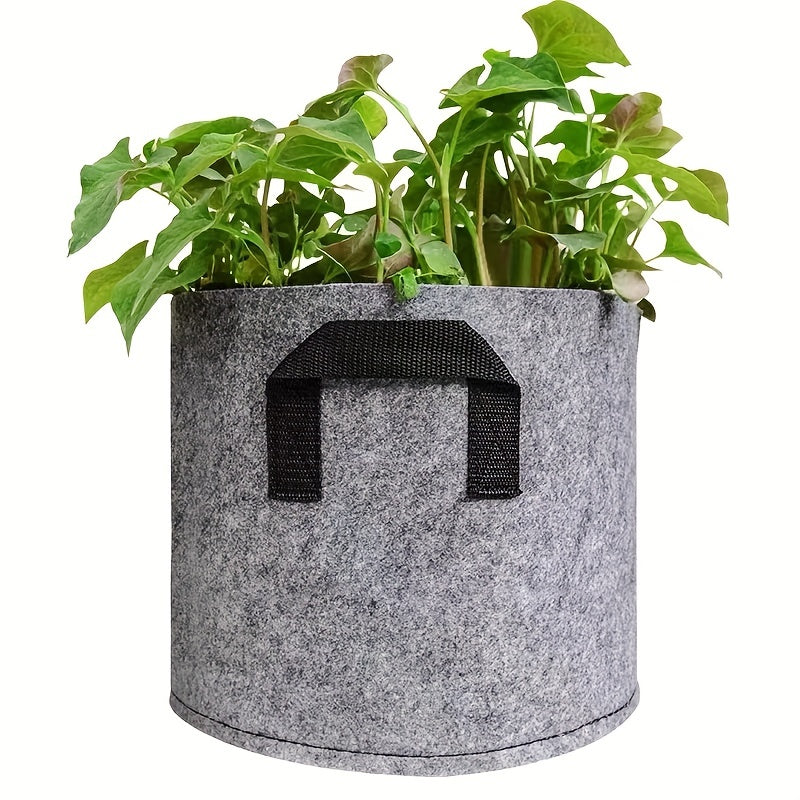Plant Growing Bags Durable Fabric Garden Planter Pots With Handle 7 Gallon