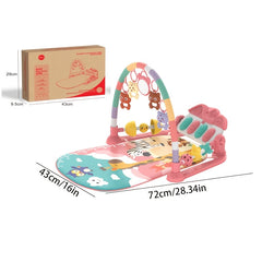 Baby Fitness Stand with Piano for Early Education - Durable Plastic Material