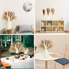 100pcs Dried Pampas Grass Decor for Boho Weddings