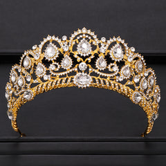 Crystal Rhinestone Tiara Wedding Hair Accessories