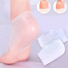 Ultra-thin Silicone Heel Protector Prevents Foot Cracks