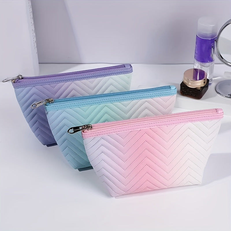 Portable Gradient Toiletry Travel Bag for Women
