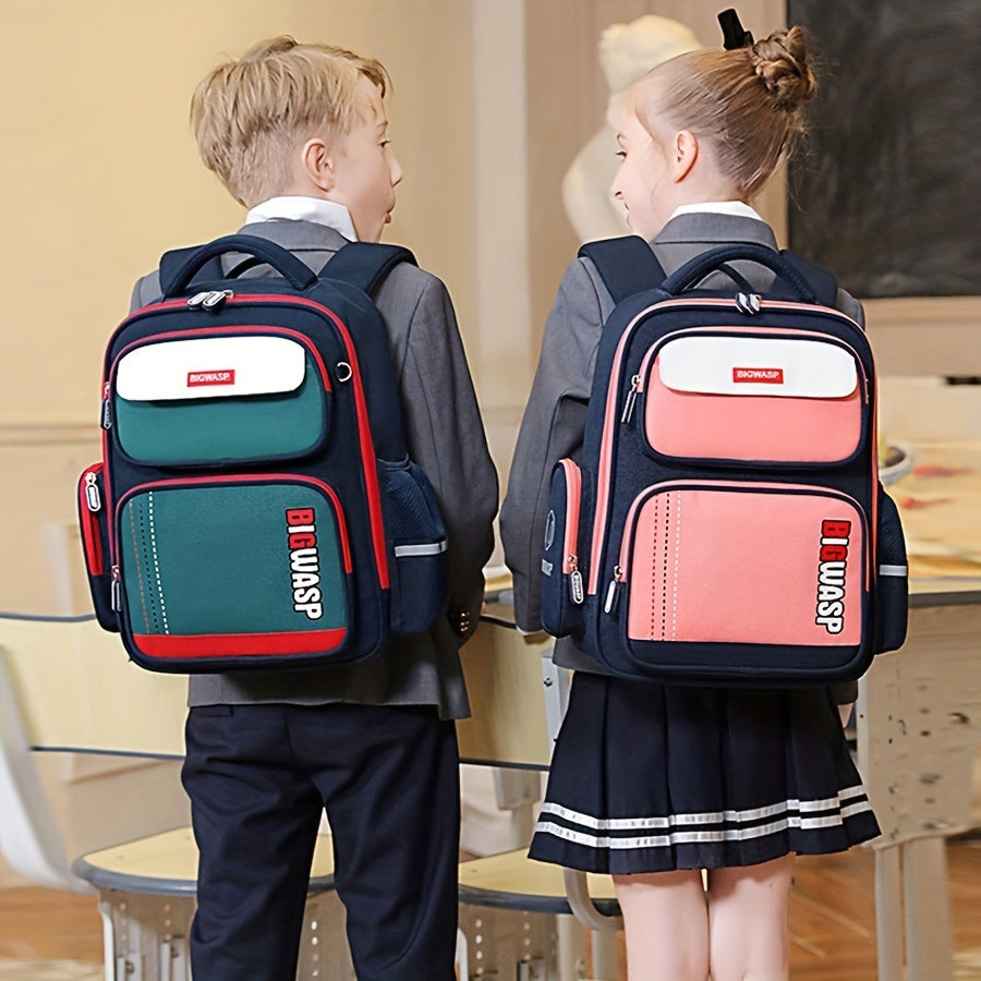 Children's Large Capacity Backpack Waterproof School Bag For Primary School Stud