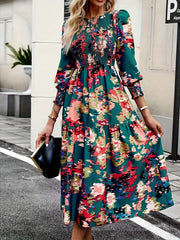 Tie Dye Smock Maxi Dress