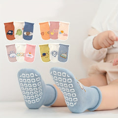 Non Slip Grip Baby Socks Cozy Socks For 0-3 Year Old