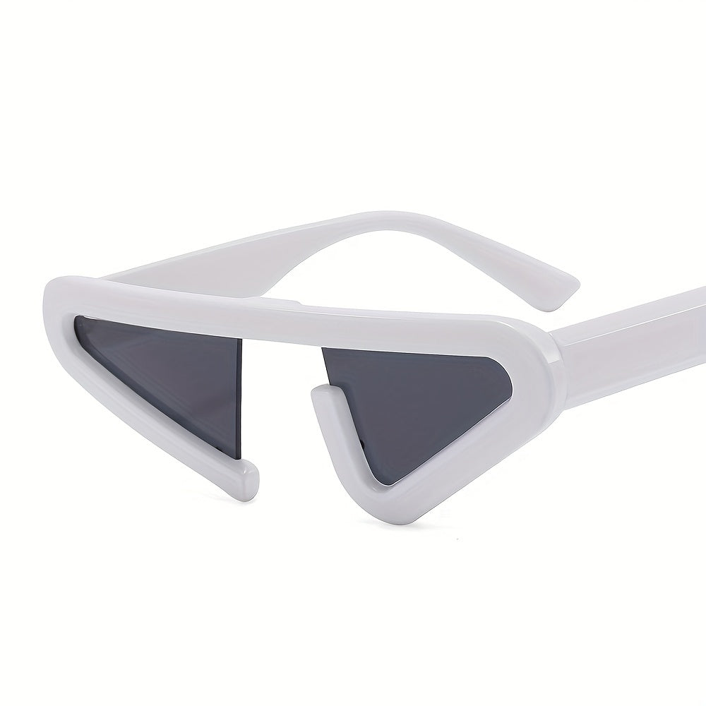 Irregular Frame Sunglasses Gradient Lens Hip Hop Style Eyewear