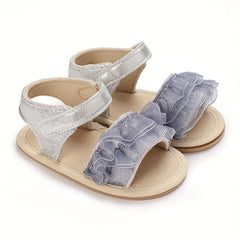 Breathable Open Toe Sandals For Baby Girls Lightweight Anti Slip Walking Shoes