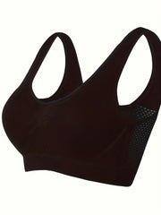 Wireless Sports Bra Breathable Running Tank Top