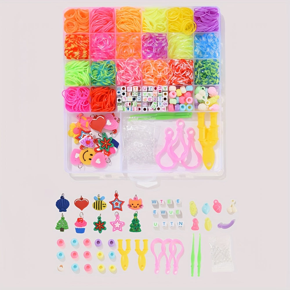 20 Colors Rubber Bands Set Hair Styling Accessories Beginners Gift