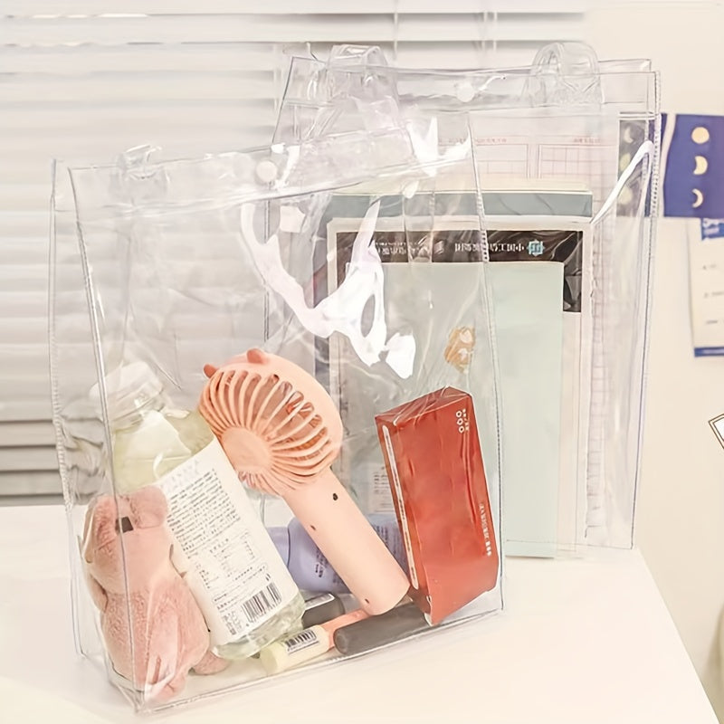 Transparent Test Paper Storage Bag PVC Information File Folder