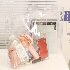 Transparent Test Paper Storage Bag PVC Information File Folder