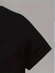 Men's Horse Print Sports T-shirt Round Neck Tee Shirt for Summer