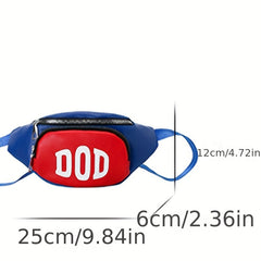Kids Letter Print Chest Bag Satchel for Travel Hiking Shoulder Bag