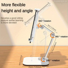 Tablet Stand Desktop Phone Mount Stand Holder 360 Swivel