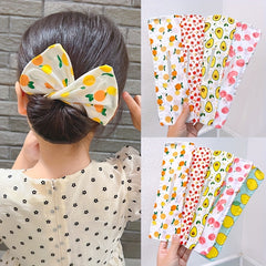 Hair Curler Bowknot Headband Lazy Hair Band For Girls