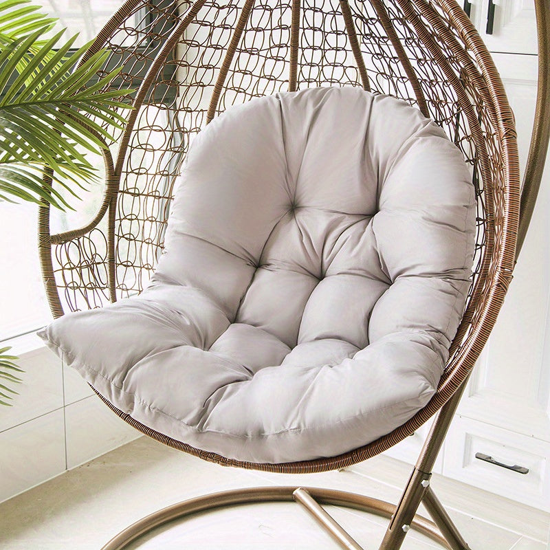 Rattan Bassinet Chair Cushion, Removable Washable Swing Seat Large Cushion