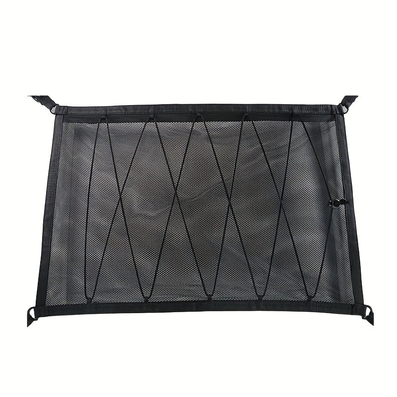 Car Roof Storage Net Bag - Double Layer Zipper - Car Interior Accessories