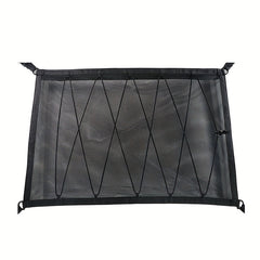 Car Roof Storage Net Bag - Double Layer Zipper - Car Interior Accessories