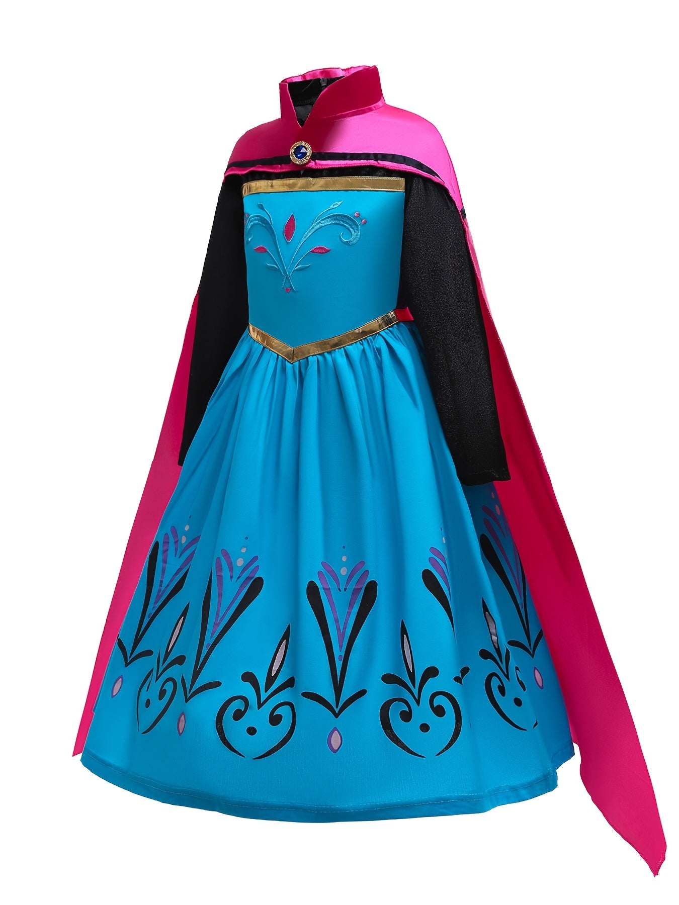 Girls Queen Princess Dress Costume Dress Up Birthday Party Christmas Cosplay