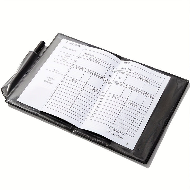 Referee Card Set Red Yellow Card With Mark Pen Race Recording Paper