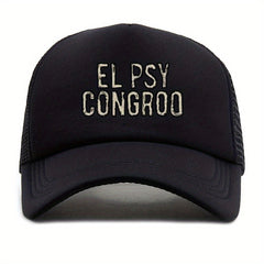 Unisex Sunshade Adjustable Baseball Cap With Letter Embroidery