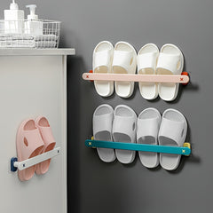 Bathroom Slipper Rack Wall Toilet Shoe Storage Shelf